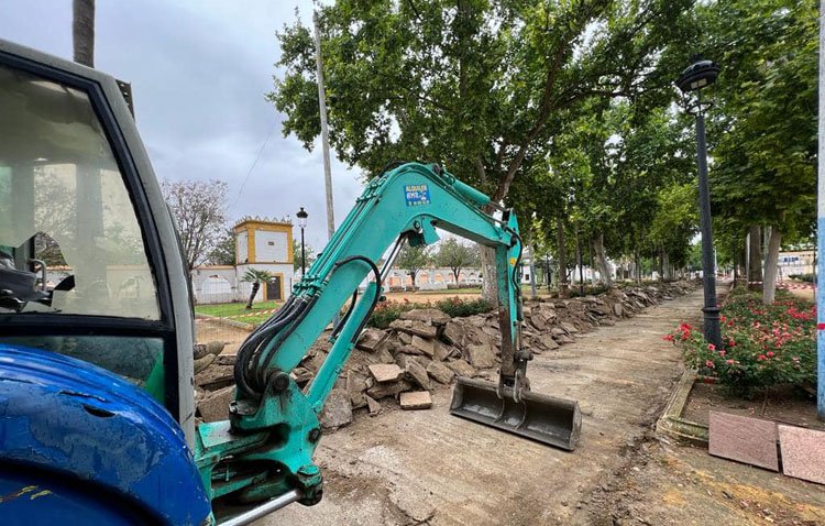 Comienzan las obras de reurbanización del último tramo del paseo de Consolación