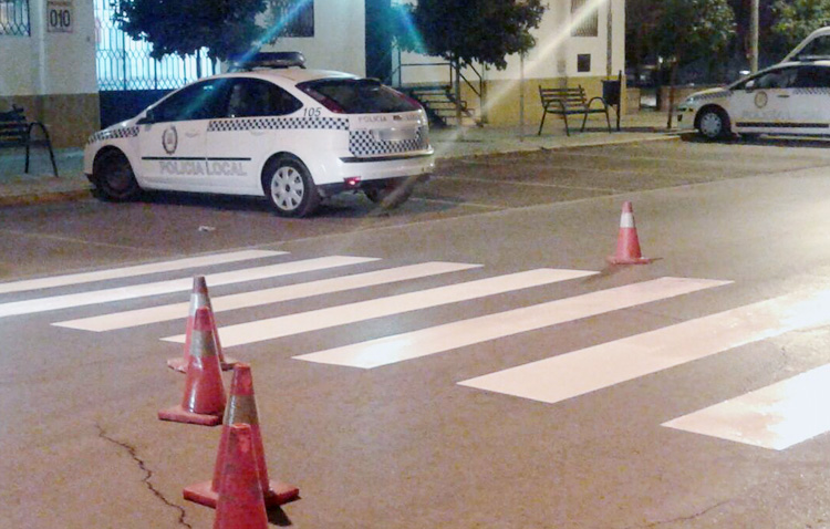 El color blanco regresa a 250 pasos de peatones de Utrera