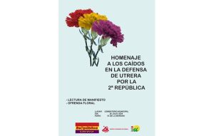 Un acto recordará «a los caídos en la defensa de Utrera por la segunda república»