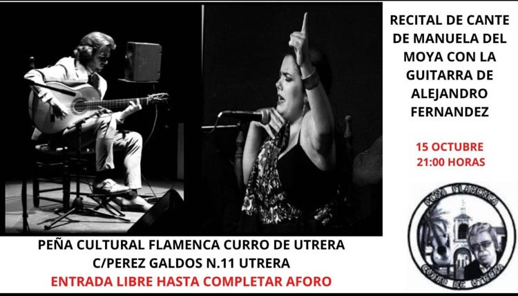 Otra noche de sábado para disfrutar del flamenco en la peña ‘Curro de Utrera’