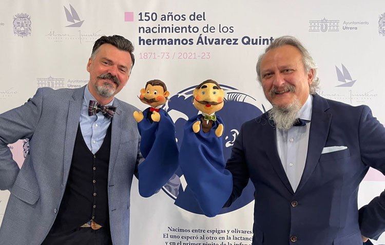 Los Álvarez Quintero se encuentran este jueves con los niños de Utrera de la mano de ‘Peneque el valiente’