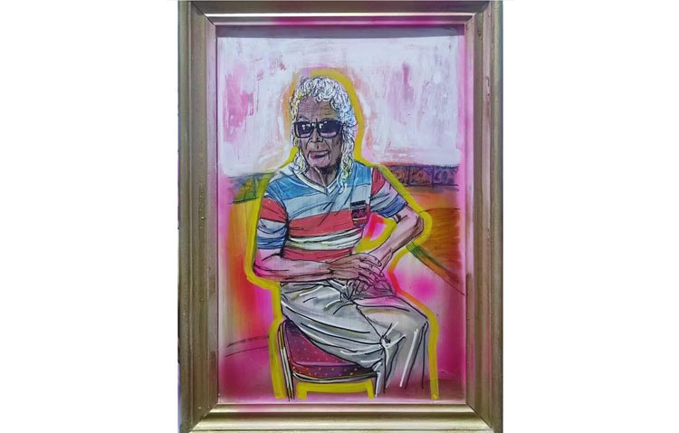 Homenaje pictórico al utrerano Pepe Priego