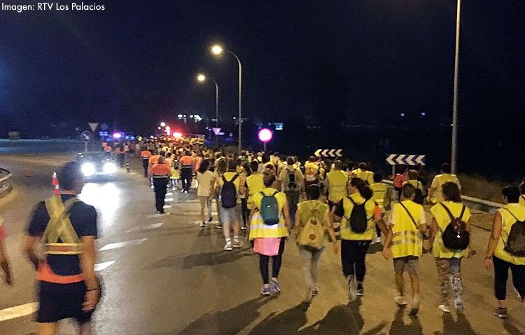 La carretera Utrera-Los Palacios estará cortada al tráfico en la tarde-noche de este jueves para los peregrinos de Consolación