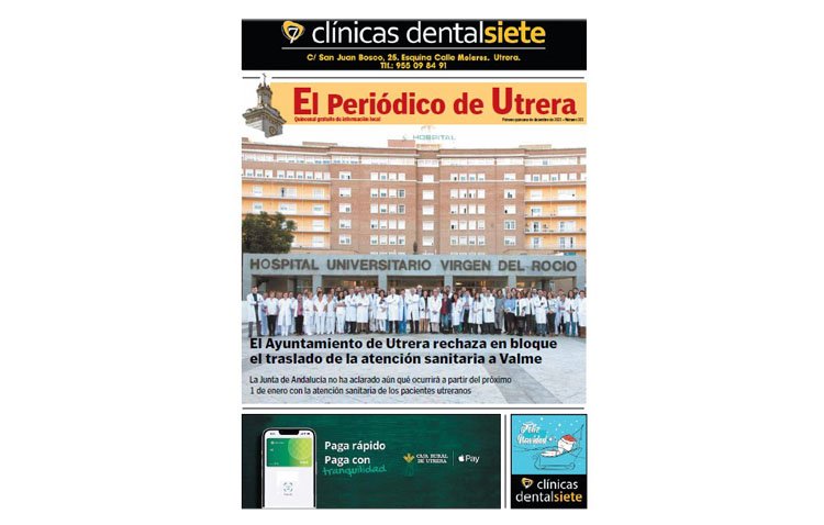 El posible traslado de la atención hospitalaria, el nuevo estadio San Juan Bosco y la Navidad, protagonistas de ‘El Periódico de Utrera’