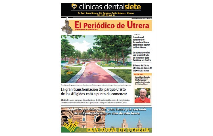 La transformación del parque Cristo de los Afligidos, protagonista de ‘El Periódico de Utrera’