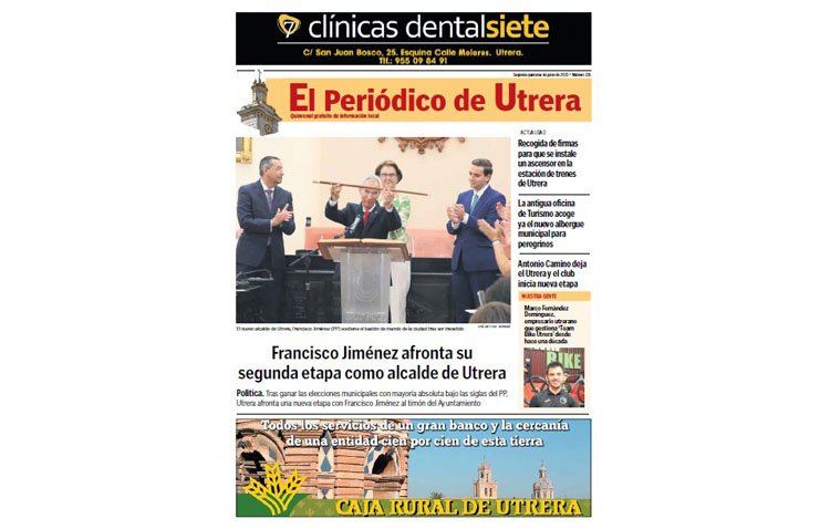 El regreso de Francisco Jiménez a la alcaldía, protagonista de ‘El Periódico de Utrera’