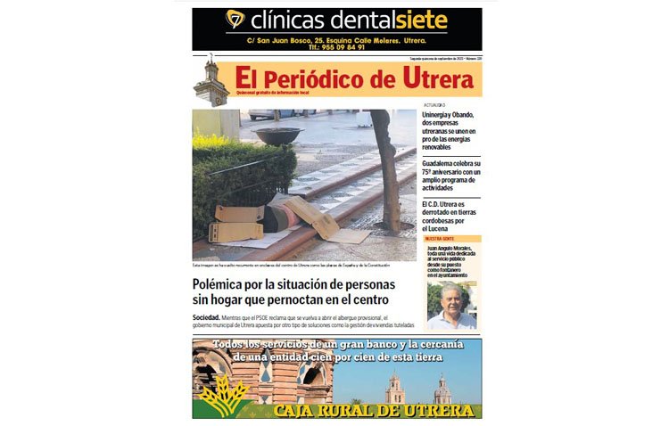 Toda la actualidad de la ciudad llega a las páginas de ‘El Periódico de Utrera’