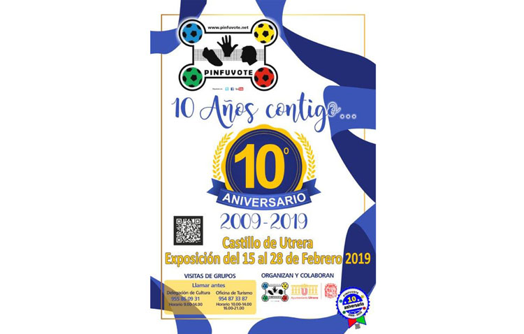 El pinfuvote celebra su décimo aniversario con una exposición en el castillo de Utrera