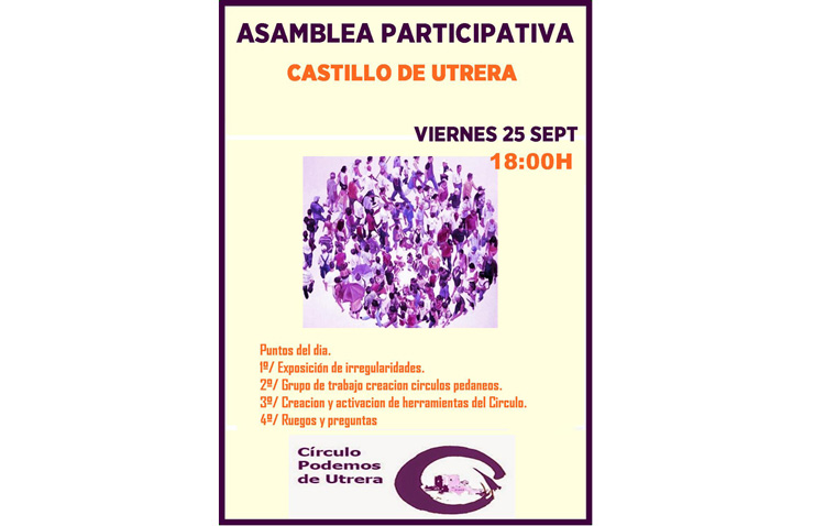 Podemos convoca una asamblea participativa en el castillo