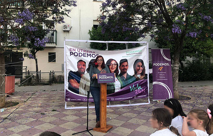 ELECCIONES 2019: Podemos llama a «hacer historia» en las elecciones municipales en Utrera