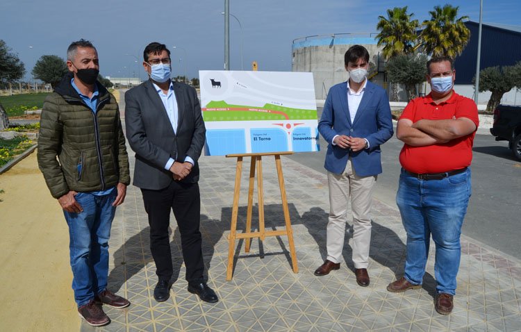 Los polígonos utreranos ‘Innova Torno’ y ‘El Torno’ contarán con un nuevo acceso en paralelo a la autovía