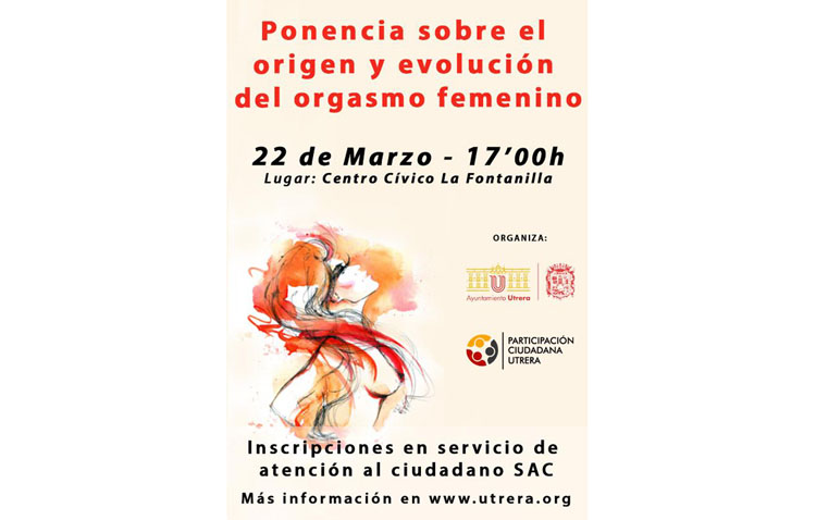 El Ayuntamiento de Utrera organiza una ponencia sobre el origen y la evolución del orgasmo femenino