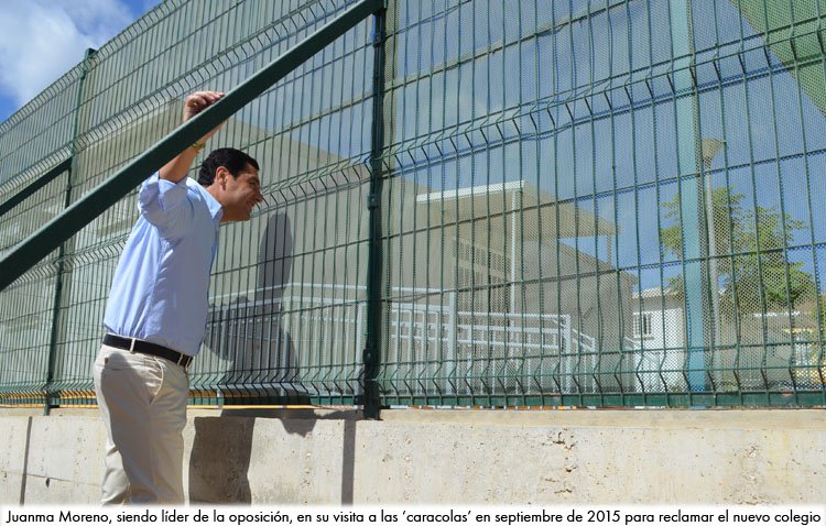 El presidente de la Junta de Andalucía inaugurará este viernes en Utrera el nuevo colegio Al-Andalus