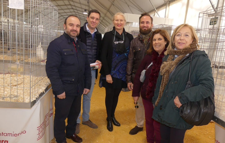 El PP de Sevilla apoya a los criadores de gallinas utreranas y augura un «futuro prometedor» como actividad económica