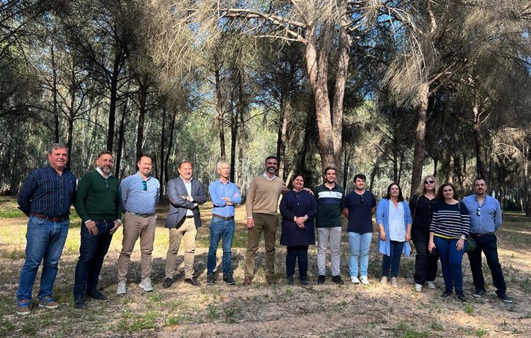 Francisco Jiménez propone crear un parque periurbano en el Pinar de Doña