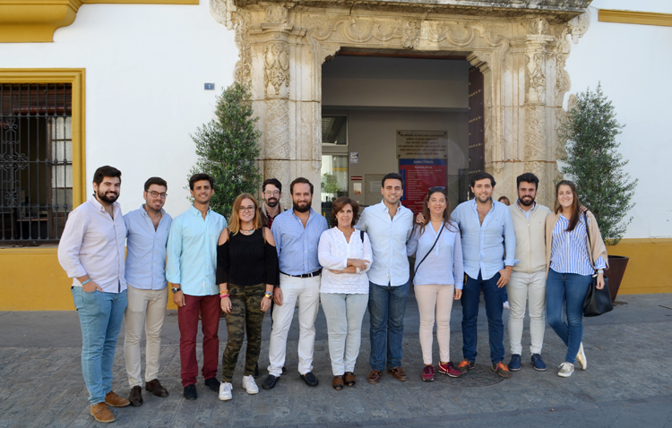El nuevo presidente provincial de las Nuevas Generaciones del PP agradece en Utrera el «gran apoyo recibido»