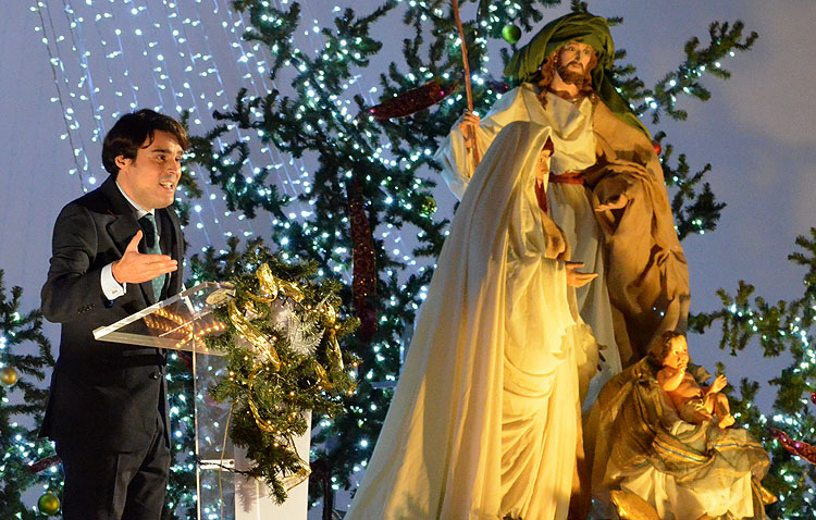 Un sueño por «la verdadera Navidad» pregonó el nacimiento de Jesús (IMÁGENES Y AUDIO)