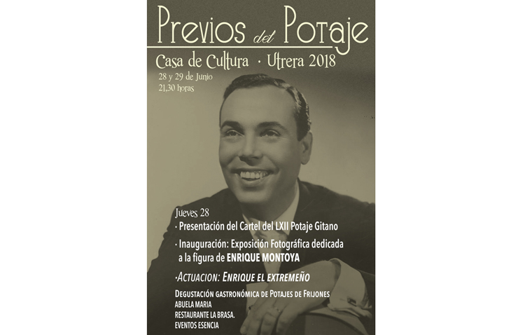 Música y una exposición dedicada a Enrique Montoya en el primer día de los previos del Potaje Gitano