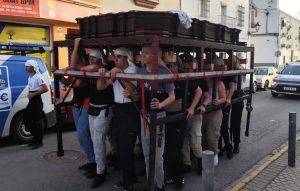 La Agrupación Musical Santa María de la Esperanza (Polígono Sur) acompañará la Cruz de Mayo de la Quinta Angustia