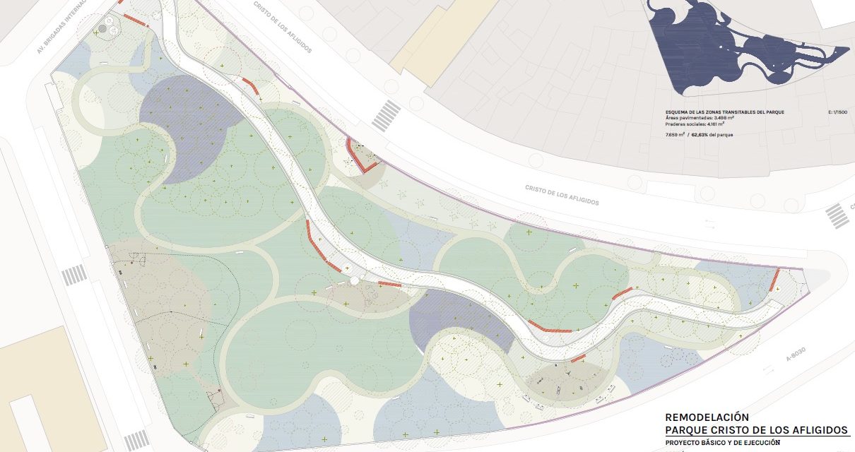 El Ayuntamiento diseña un proyecto para poner en valor el parque Cristo de los Afligidos