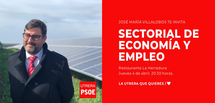 El PSOE organiza en Utrera un acto sectorial sobre economía, empleo, comercio y hacienda