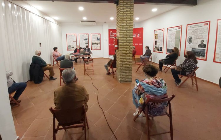 El PSOE de Utrera hace balance de la pandemia en su primera asamblea informativa desde el inicio de la crisis sanitaria
