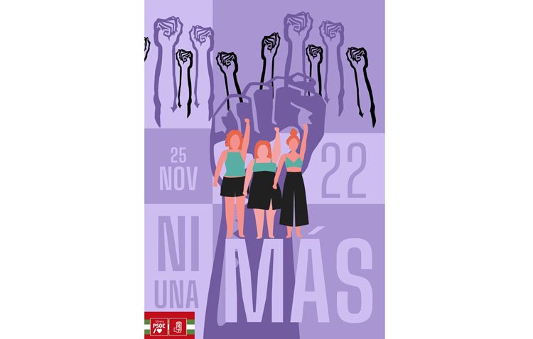 El PSOE de Utrera se suma a la conmemoración del día contra la violencia de género con varias actividades