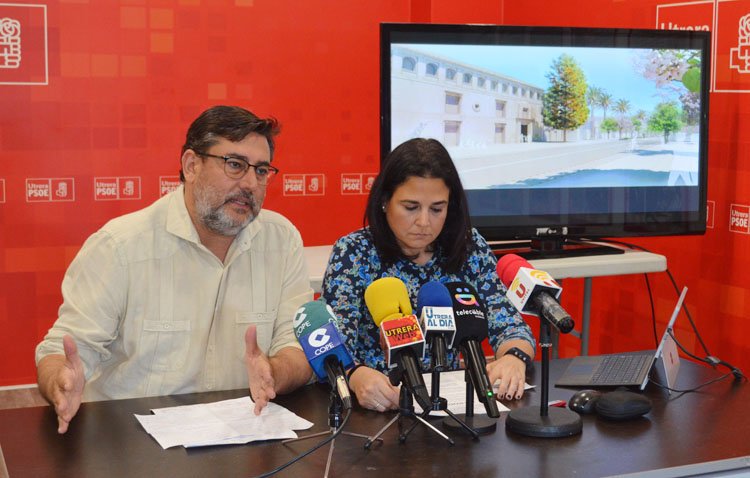 El PSOE denuncia la «inadmisible» situación de La Vereda por la paralización de las obras «hace más de seis meses»