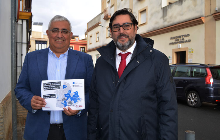 El PSOE insiste en el cierre de la oficina liquidadora de Utrera