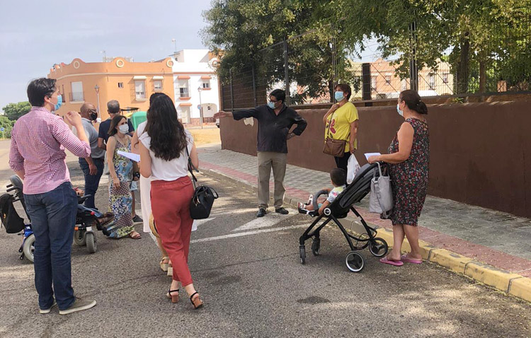 El PSOE destaca el «esfuerzo» del Ayuntamiento de Utrera para mejorar la barriada Las Torres