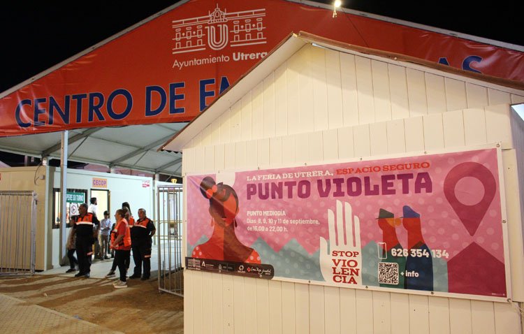 El recinto ferial de Utrera contará con dos ‘puntos violeta’ para luchar contra las agresiones sexuales