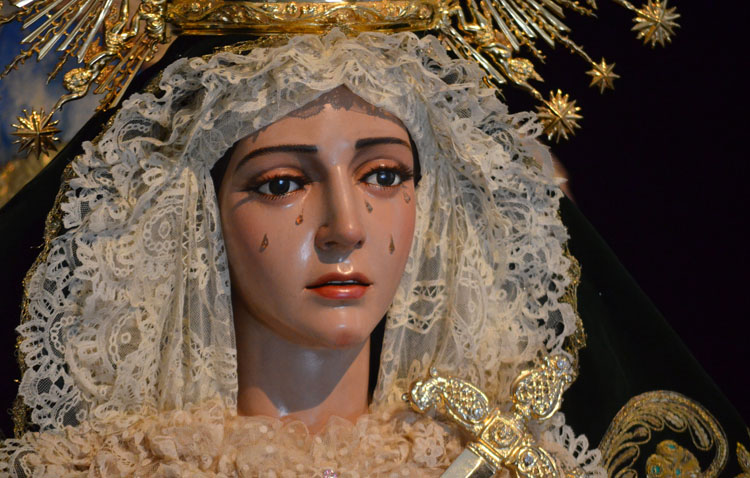 La hermandad de la Quinta Angustia celebra los cultos anuales en honor a la Virgen de los Ángeles