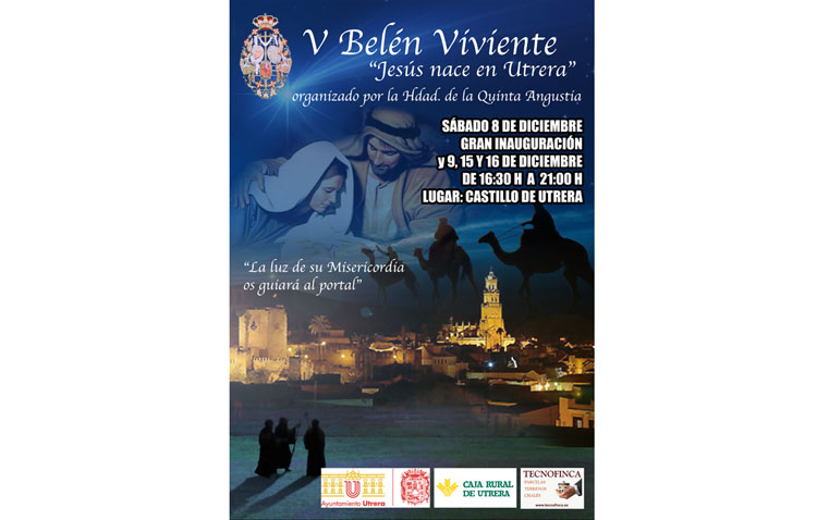 El belén viviente de la Quinta Angustia abre este sábado en el castillo de Utrera con importantes novedades