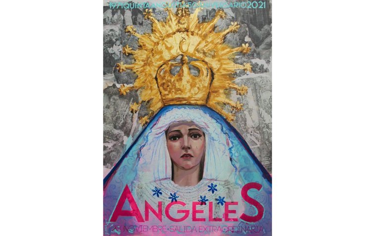 La historia de la Quinta Angustia, plasmada en el cartel de la procesión extraordinaria de la Virgen de los Ángeles