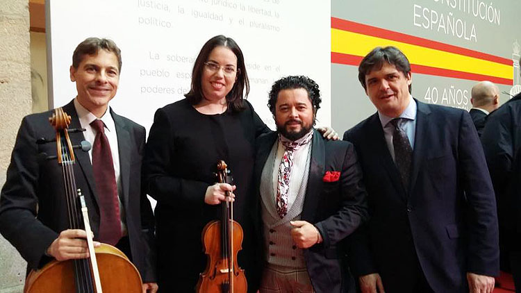 El cante de Rafael de Utrera, presente en Madrid por el 40º aniversario de la Constitución Española