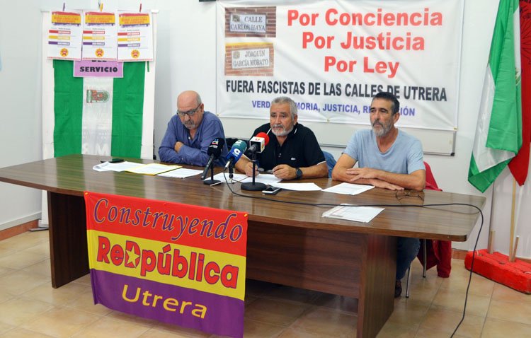 El foro ‘Construyendo ReDpública’ reclama al Ayuntamiento la eliminación de nombres franquistas del callejero de Utrera