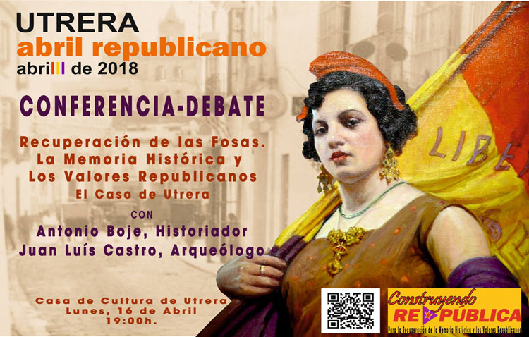 Una conferencia hablará de la «recuperación de las fosas republicanas y recuperación de la memoria histórica» en Utrera