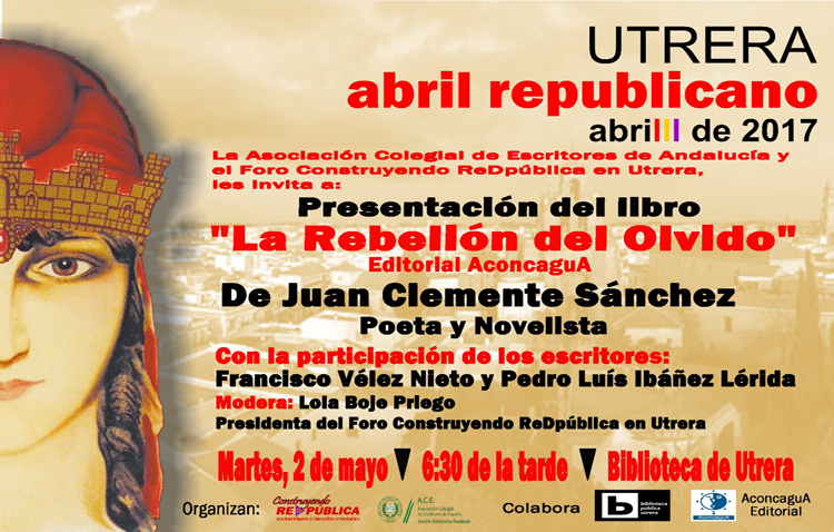 Presentación del libro «La rebelión del olvido»