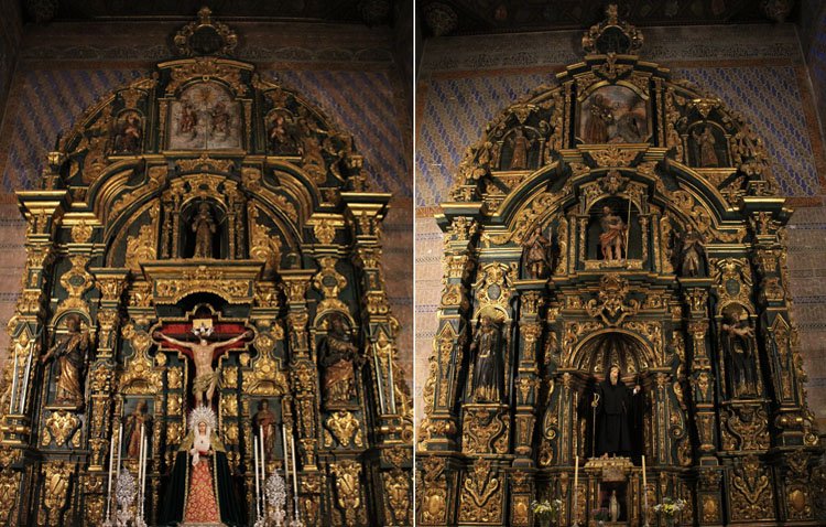 Los retablos laterales del santuario de Consolación ‘vuelven a la vida’ tras el proyecto de limpieza y consolidación