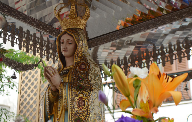 Domingo de romería en honor a la Virgen de Fátima