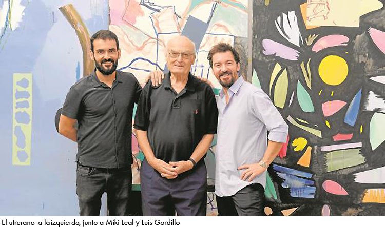El pintor utrerano Rubén Guerrero, presente en una original exposición en el sevillano «Espacio Santa Clara»