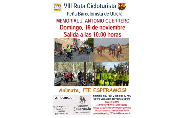 VIII ruta cicloturista «Memorial J. Antonio Guerrero»