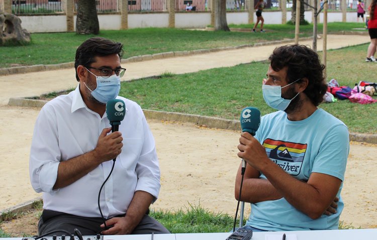 La «Semana del Medio Ambiente», protagonista en un programa especial de COPE Utrera (98.1 FM) en el parque de Consolación [AUDIO]