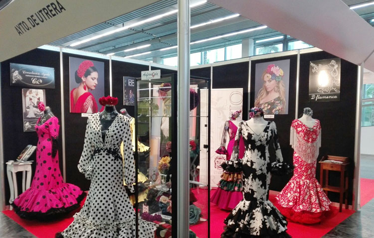 La moda flamenca utrerana, presente un año más en Simof