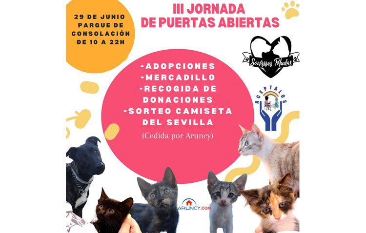 La asociación animalista ‘Sonrisas peludas’ organiza una jornada informativa y de concienciación en el parque de Consolación