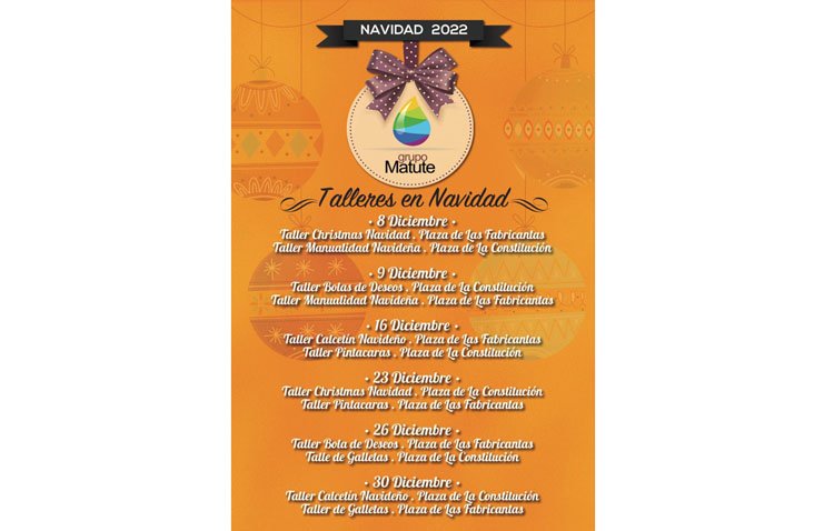 Un mes repleto de talleres infantiles callejeros para disfrutar de la Navidad en Utrera