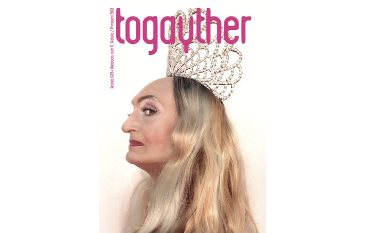 El utrerano Fernando ‘La Estrella’, portada de la importante revista LGTBI ‘Togayther’
