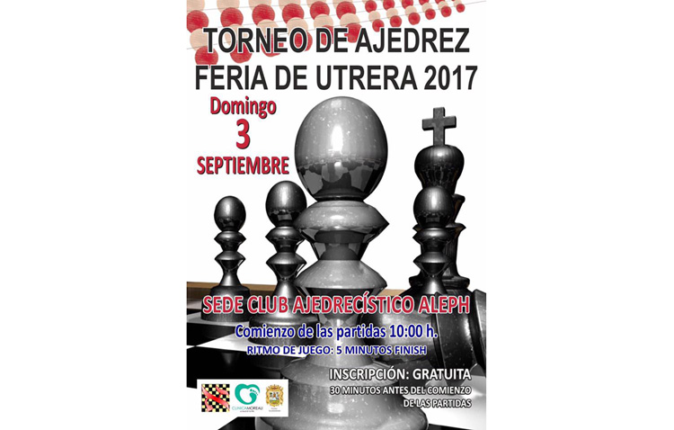 El club ajedrecístico «Aleph» organiza su torneo de ajedrez «Feria de Utrera»