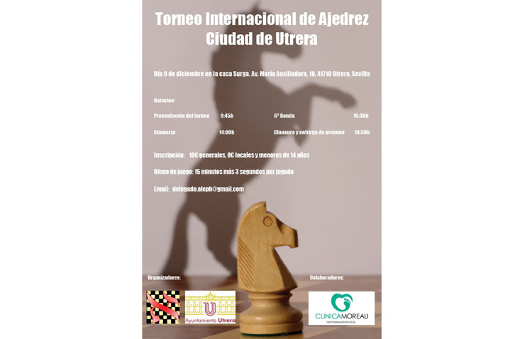 Cita con el ajedrez en el torneo internacional «Ciudad de Utrera»