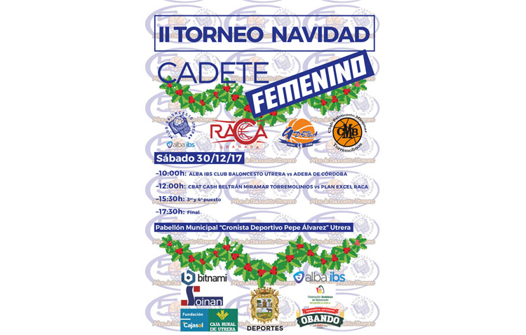 El C.B. Utrera celebra su torneo navideño cadete femenino